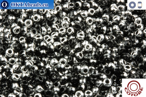 Бисер COTOBE Beads Black and Silver (J009)