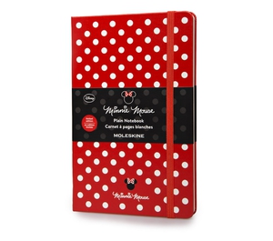 Записная книжка Moleskine Disney-2 Minnie Mouse (нелинованная), Large (13х21 см)