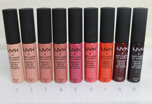 NYX matte lip cream