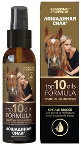 Купаж масел для роста и глубокого восстановления волос «TOP 10 OILS FORMULA»