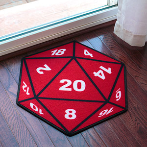 Critical Hit D20 Doormat