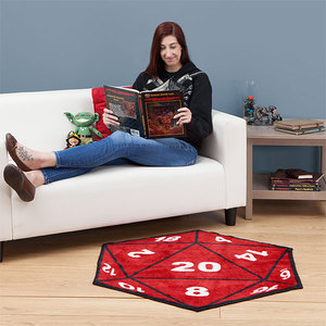 Critical Hit D20 Rug