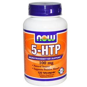 Now Foods, 5-HTP, 100 мг, 120 капсул в растительной оболочке