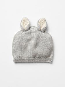 Knit rabbit hat