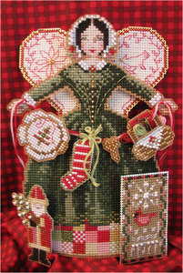 Brooke's Books Spirit of Christmas Stitching Angel Ornament