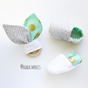 текстильные мокасины и прогрызыватель dada.moccs