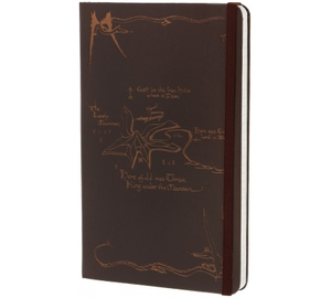 Moleskine The Hobbit Large Ruled Burgundi