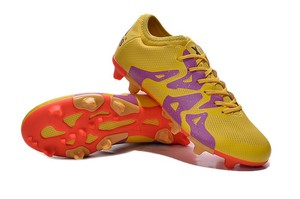 adidas x 15.1 fg/ag yellow purple football boots uk for sale