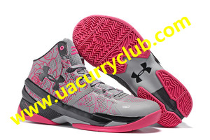 Under Armour Curry 2 Two Mothers Day Light Grey/Black-Pink