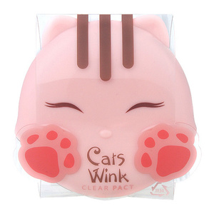 Пудра Tonymoly Cats Wink Clear Pact тон 01