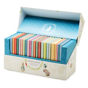 The World of Peter Rabbit The Complete 23 Book Box Set Collection Beatrix Potter белый обложки желательно