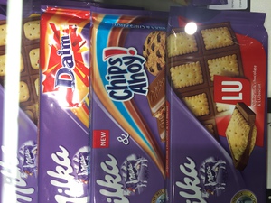 Шоколад Milka +LU +Daim