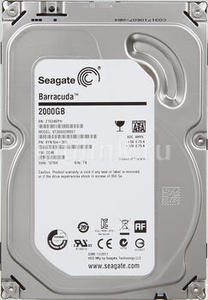 Жесткий диск SEAGATE Barracuda ST2000DM001, 2Тб, HDD, SATA III, 3.5"