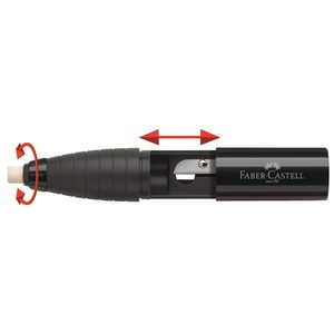 Eraser-sharpener combination black (#184400)