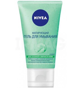 nivea гель для умывания матирующий