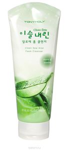 TonyMoly Пенка для умывания с экстрактом алоэ Clean Dew Aloe Foam Cleanser, 180мл