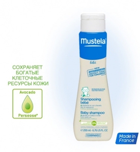 Шампунь детский "Mustela" для тонких и деликатных волос