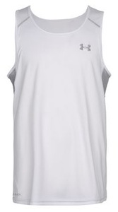 UA Coldblack Singlet Small White