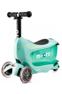 САМОКАТ MICRO MINI2GO DELUX 4IN1 MINT (MMD017) МЕНТОЛОВЫЙ