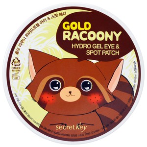 secret key gold racoony hydro gel eye & spot patch