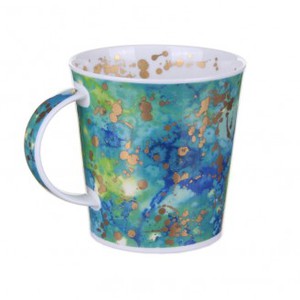 Dunoon Green Inferno Cairngorm Shape Mug