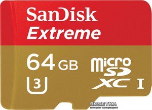 SanDisk microSD 64GB Extreme