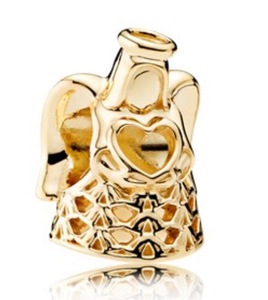 Pandora шарм Golden Angel Charm