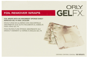 ORLY GEL FX Foil Remover Wraps, 100шт