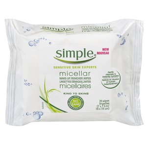 simple micellar wipes