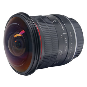 Fisheye Объектив для Canon DSLR, Meike 8 мм f/3.5 Ultra HD