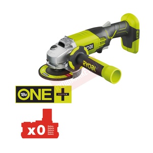 Аккумуляторная углошлифовальная машина Ryobi ONE R18AG-0