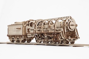 Ugears Steam Locomotive with Tender