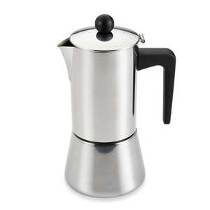 BonJour® 6-Cup Stovetop Stainless Steel Espresso Maker