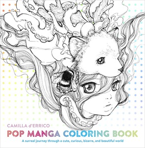 POP MANGA COLORING BOOK