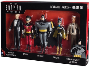 The New Batman Adventures. Bendable figures. Heroes set