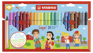 Фломастеры Stabilo Cappi 24 цвета