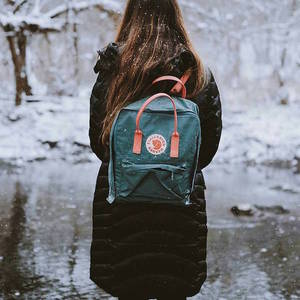 Рюкзак Fjallraven Kanken холодный иней - фламинговый