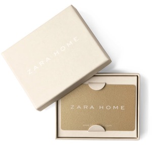 Подарочная карта Zara home