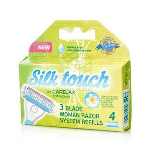 Сменные кассеты Carelax Silk Touch для бритья