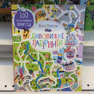 Книжка Бекі Вілсон "Дивовижні Лабіринти"