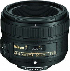 Объектив Nikon Nikkor 50 mm f/1.8G AF-S