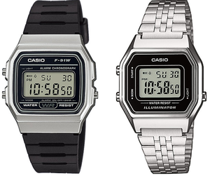 Часы Casio retro