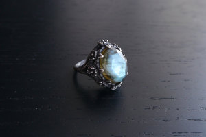 Poseidon's Garden Ring - Labradorite and Sterling Silver