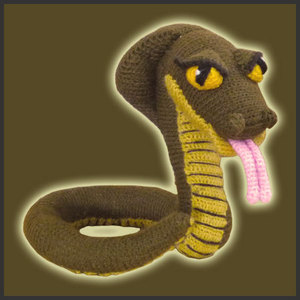 Amigurumi Pattern Crochet Cordelia Cobra Snake DIY Digital Download