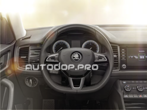 перфорированный руль  Skoda Octavia A7