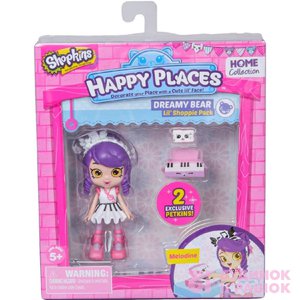 Кукла Happy Places S1 Мелодина Shopkins 2 эксклюзивных петкинсы (56322)