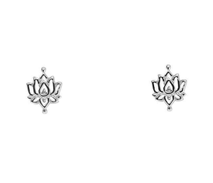 WHITE LOTUS STUDS