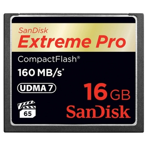 Карта памяти Compact Flash SanDisk Extreme Pro 16GB 160MB/s