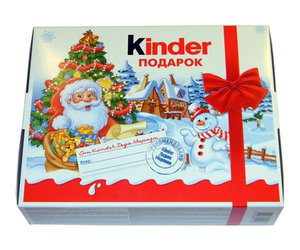 Новогодний подарок Kinder.