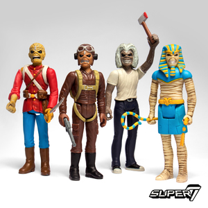 Iron Maiden Super7 reaction figures